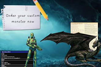 create homebrew items, npcs and monsters for your rpg