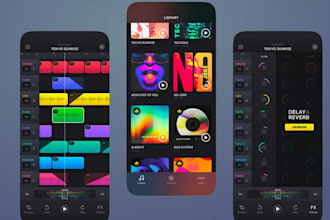 develop beat making app, music making app, ai beat generator app, dj mixer app