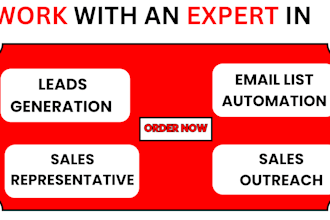 be your sales representative, sales closer, and agent to generate leads