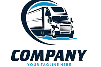 do creative transport and logistics logo design