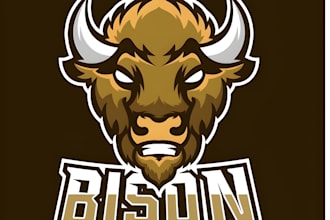 design custom bison ranch logo