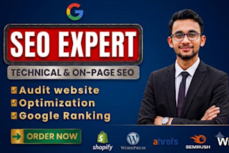do website audit, on page and technical SEO, and fix gsc indexing issues