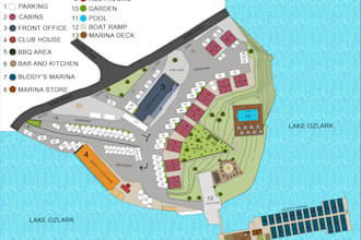 professionally draw property map rv map first three order will be on 20