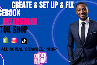 setup tiktok shop, manage tiktok facebook shop, affiliate marketing tiktok ads