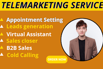 be your sales representative, sales closer, b2b salesperson, and linkedin leads