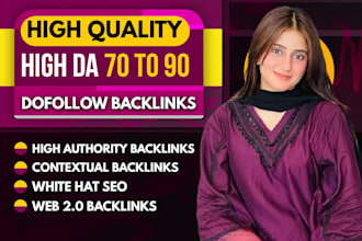provide white hat high da contextual link building service for google ranking