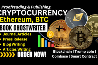 write your cryptocurrency, blockchain, journal article, ebook and whitepaper