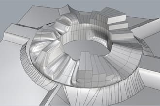 do fast rhino,revit,archicad and 3ds max 3d models and renders