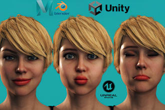 create maya rigging 3d metahuman 3d mask face model 3d poses realistic rigging