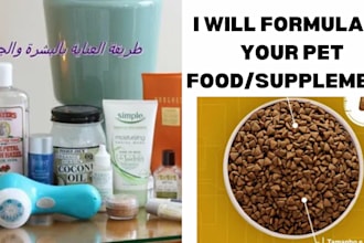 formulate pet care products formula naturally and uniquely