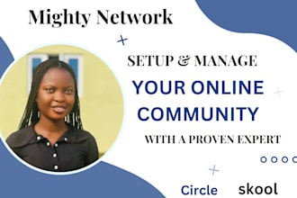 setup mighty networks, circle so, skool