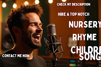compose your children song, lullaby, nursery rhyme, jingle,intro lyrics writing