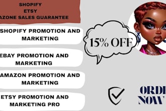 drive sales to your shopify, etsy and amazon with full marketing funnel