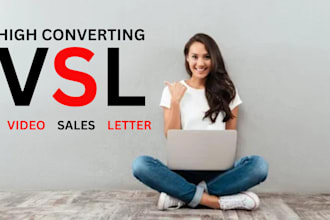 write a killer video script, sales letter script, vsl copywriting, sales page