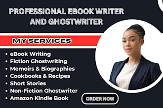 ghostwrite fiction book, ebook writer, ebook ghostwriter cookbook vegan recipes