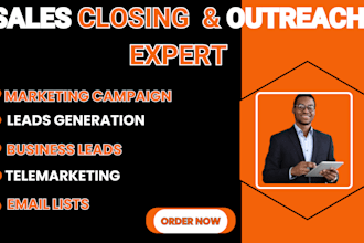 be your expert sales closer, professional sales representative, and specialist