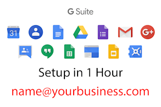 quickly set up google workspace or g suite in 1 hour