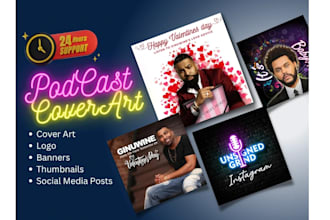 do podcast cover art and podcast logo design professionally