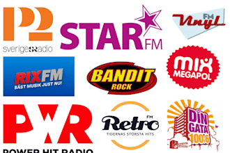 promote and play your song on swedish radio