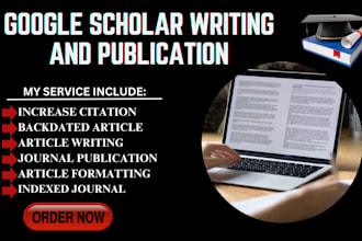 publish research articles in google scholar high indexed journal publication
