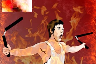 draw a cartoon of your image