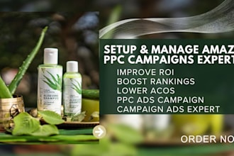 amazon ppc ads specialist manage sponsored ads amazon ppc campaign advertising