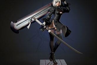 sculpture  any 3d character modeling for 3d printing game character, funko pop