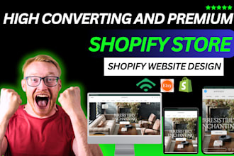 craft shopify website design icon design app icon redesign dropshipping shopify