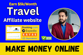 create automated travel affiliate marketing website with autoblog