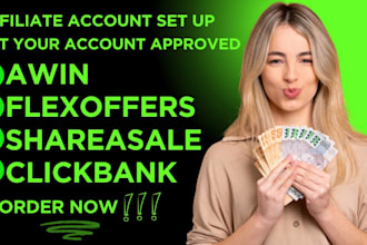 create a professional flexoffer, shareasale, clickbank, awin, maxbounty