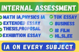 help you in math ia hl sl for ib