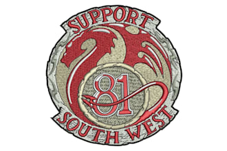 do embroidery digitizing into dst, pes, jef, exp in 1 hour