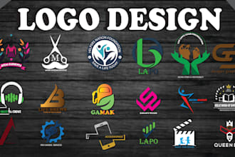 design modern business logo with full brand identity