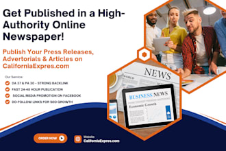 publish your press release or article on california express