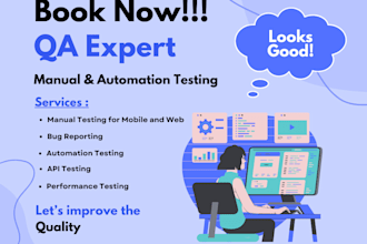 work as your sqa and test your application