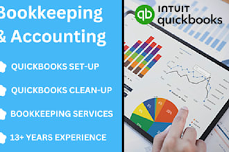 do expert setup, cleanup, reconciliation, and bookkeeping services in quickbooks
