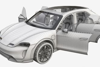 model solid car for stl printing, lego design, fivem ped, fivem eup,military car