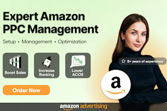 professionally setup, manage, and optimize your amazon PPC ads campaigns