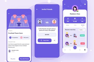 develop quiz app, trivia app, quiz game, surveys, game app,