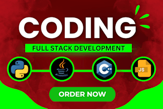 do python, java, c, cpp programmer for code development projects