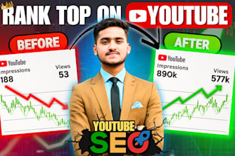 be your youtube video SEO expert and channel growth manager