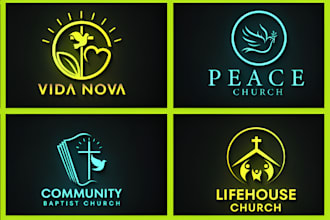 design unique, business, religious, church or ministry logo for your brand
