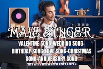 sing valentine song birthday love wedding christmas song gist for your love one