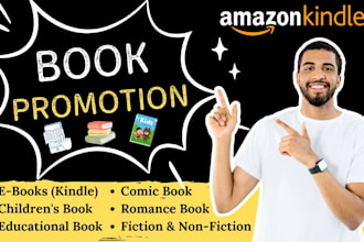 do kindle book promotion and boost ranking for more sales