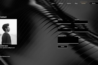 modern onepage responsive website at an affordable price