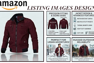 do amazon product listing images design,storefront pictures,main photos editing
