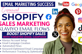 setup klaviyo email marketing, boost shopify sales marketing, email campaign
