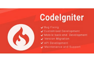 fix bugs and error in codeigniter 4 and any type of website