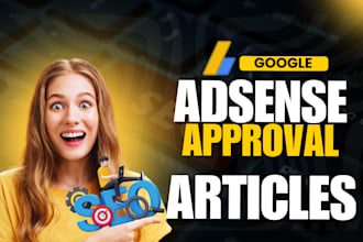 write SEO optimizes researched articles for fast google adsense approval