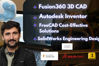 do 3d cad in fusion360, solidworks, freecad, and rhino